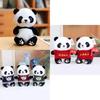 Charming 8-inch Realistic Panda Plush Toy Perfect Children's Day Gift Souvenir