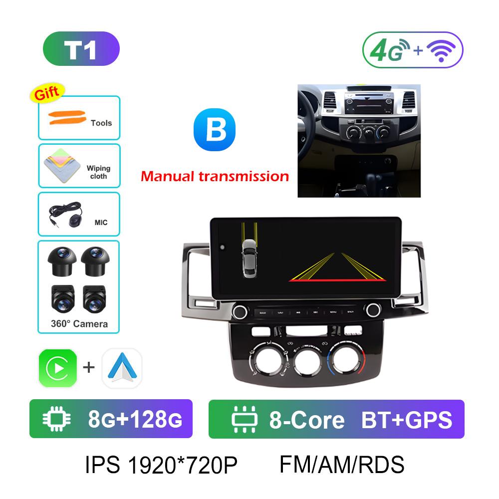 For Toyota Hilux 2005 2006 2007 2008 - 2014 Car Video Radio Multimedia Player Android Smart System Navigation GPS Bluetooth WIFI