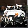 Japan Anime BLEACH Bedding Set Cartoon Comforter Duvet Cover Sets Bed Linen Twin Queen King Single Size Home Decor Boys Kawaii