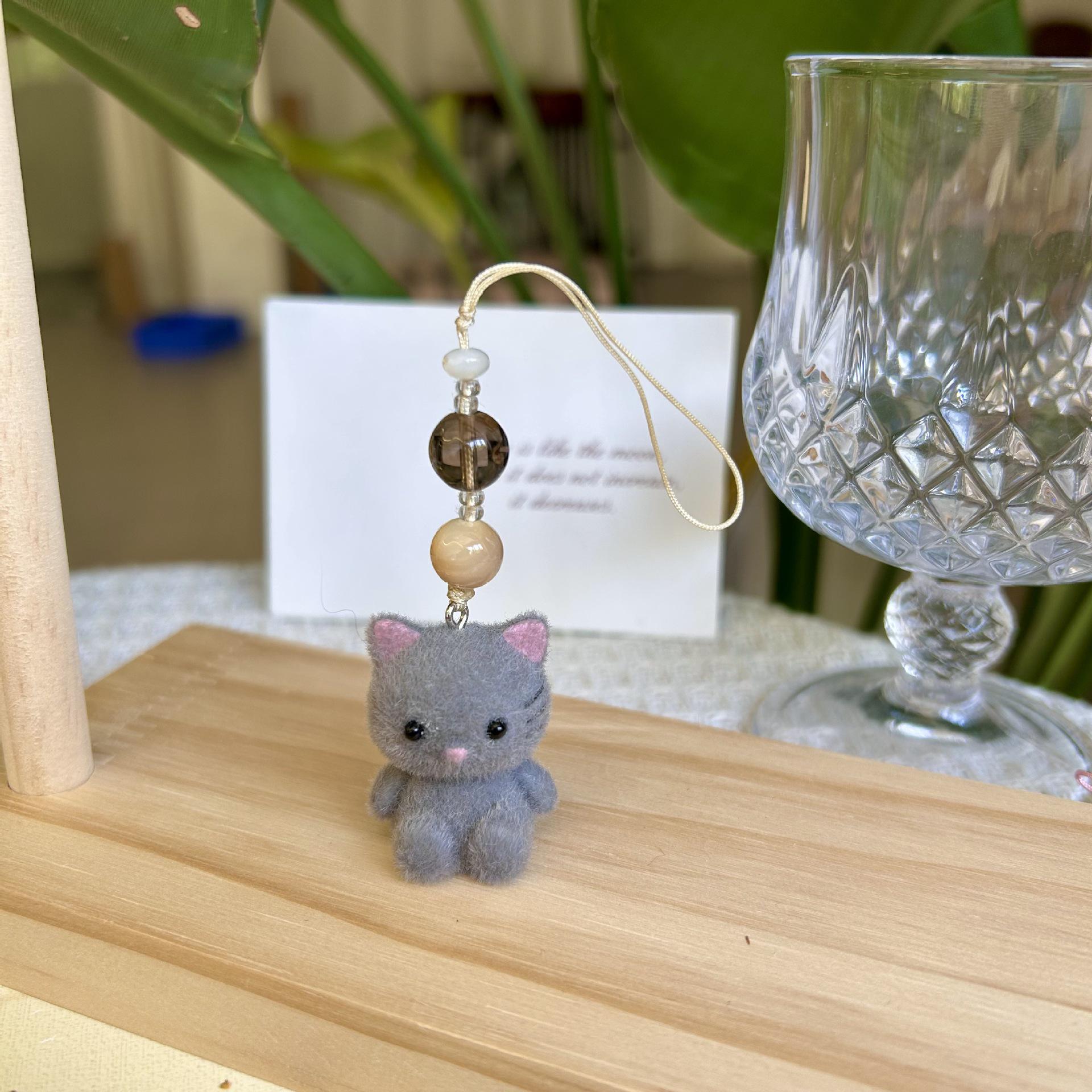 Пушистый Милый Мультяшный Щенячий Подвеска - Модный Животный Брелок для Сумки и Телефона