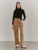 NOUVE Corduroy Straight Pants - Beige