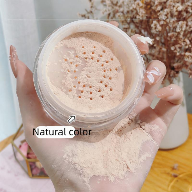 Матирующая фиксирующая пудра – Маслопоглощающая рассыпчатая пудра для лица для контроля блеска, размывает поры и фиксирует макияж, легкая и не скатывается