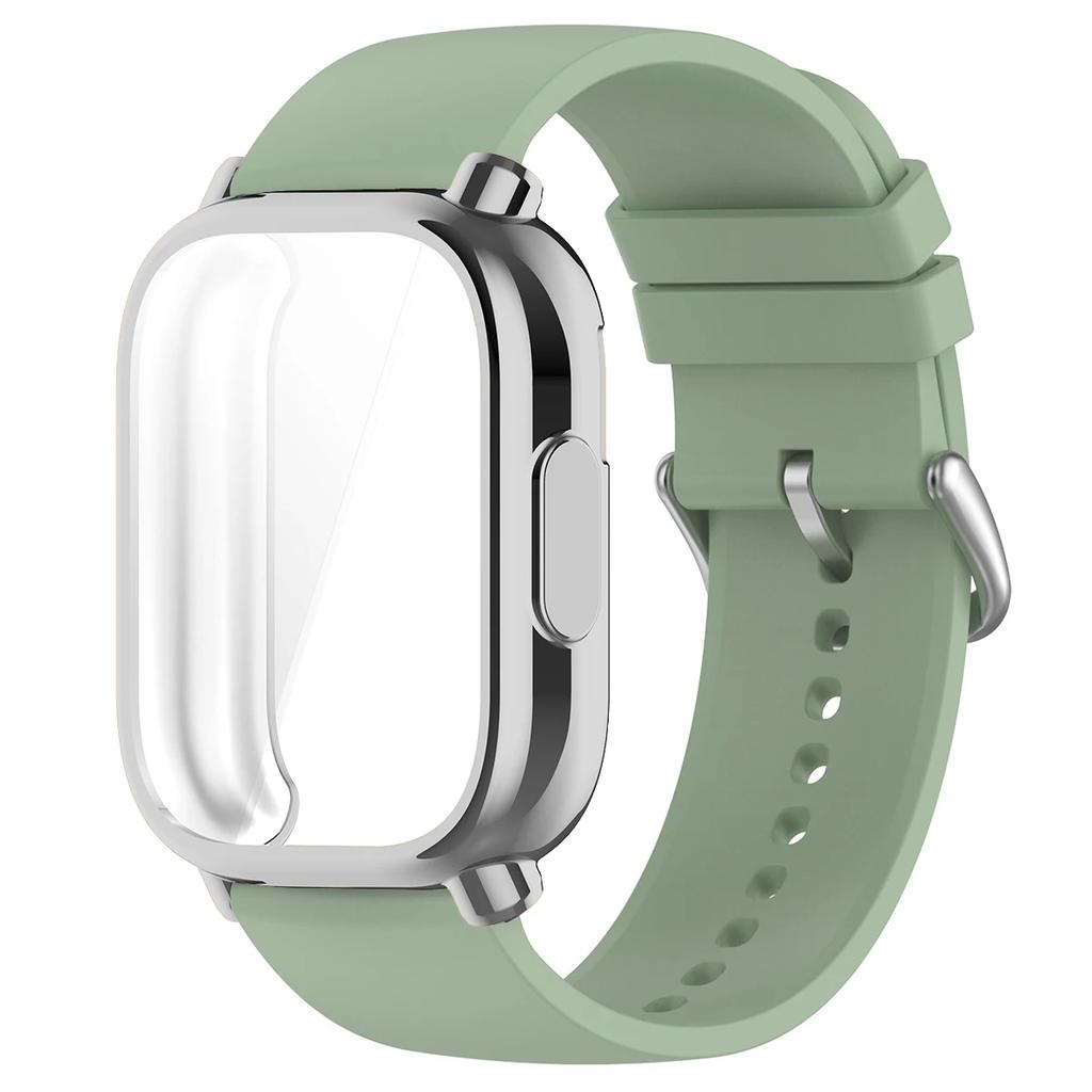 22mm Silicone Strap With Case For Xiaomi Redmi Watch 5 Active Lite Smart Watch Wrist Band And Case For Redmi Watch 5 Lite Active