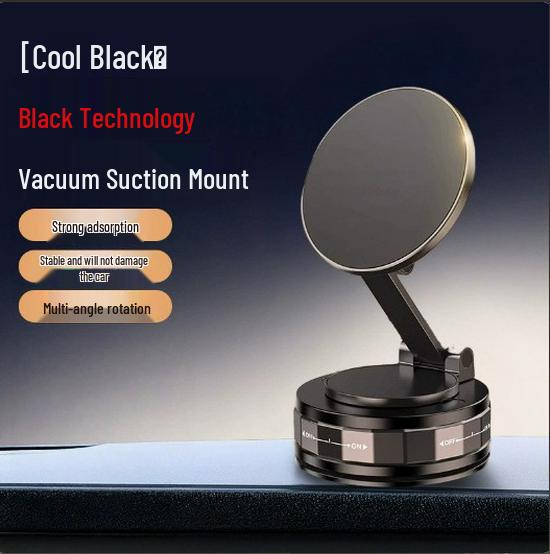 Universal Nano Gel Vacuum Magnetic Car Phone Holder & Desktop Stand for Navigation and Live Broadcasts