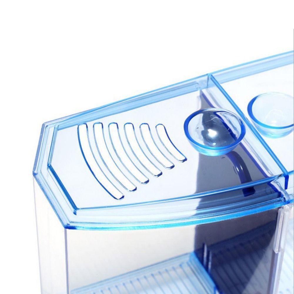 Plastic Betta Fish Tank Transparent Fish Breeding Isolation Box  Aquarium