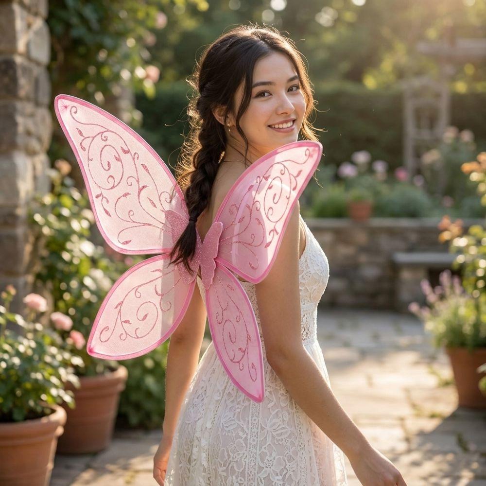 Organza Butterfly Princess Wings Sparkle Cosplay Elf Wings Costume Wings Halloween Party