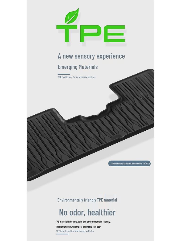 Custom TPE Floor Mats & Trunk Mat Set for 23 Model BYD Song L