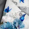 1PC 3D Floral, Daisy Pattern Printed Shower Curtain, Waterproof, with 12 Hooks, Bathroom Showers, Bathtub, Home Use