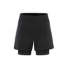 Men's Quick-Drying Double Layer Running Shorts - Anti-Exposure, Four-Point, Fake Two-Piece Design