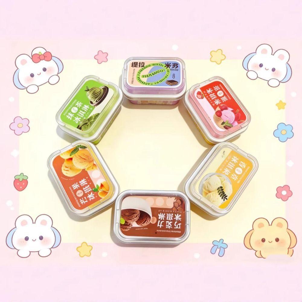 3D Sticky Box Cake Squishy Toy Slow-rebound Squishy Fidget Toy Office Desk Toy