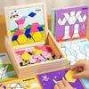 Wooden Tangram Puzzle Toys, Geometric Shape Toys, Parent Child Interactive Educational Toys, Holiday Gifts And Birthday Gifts