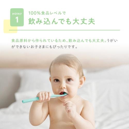 Alobaby Toothpaste Gel, 50g, Orange Flavor, 2 Bottles, Fluoride-Free, Organic, for Babies and Children
