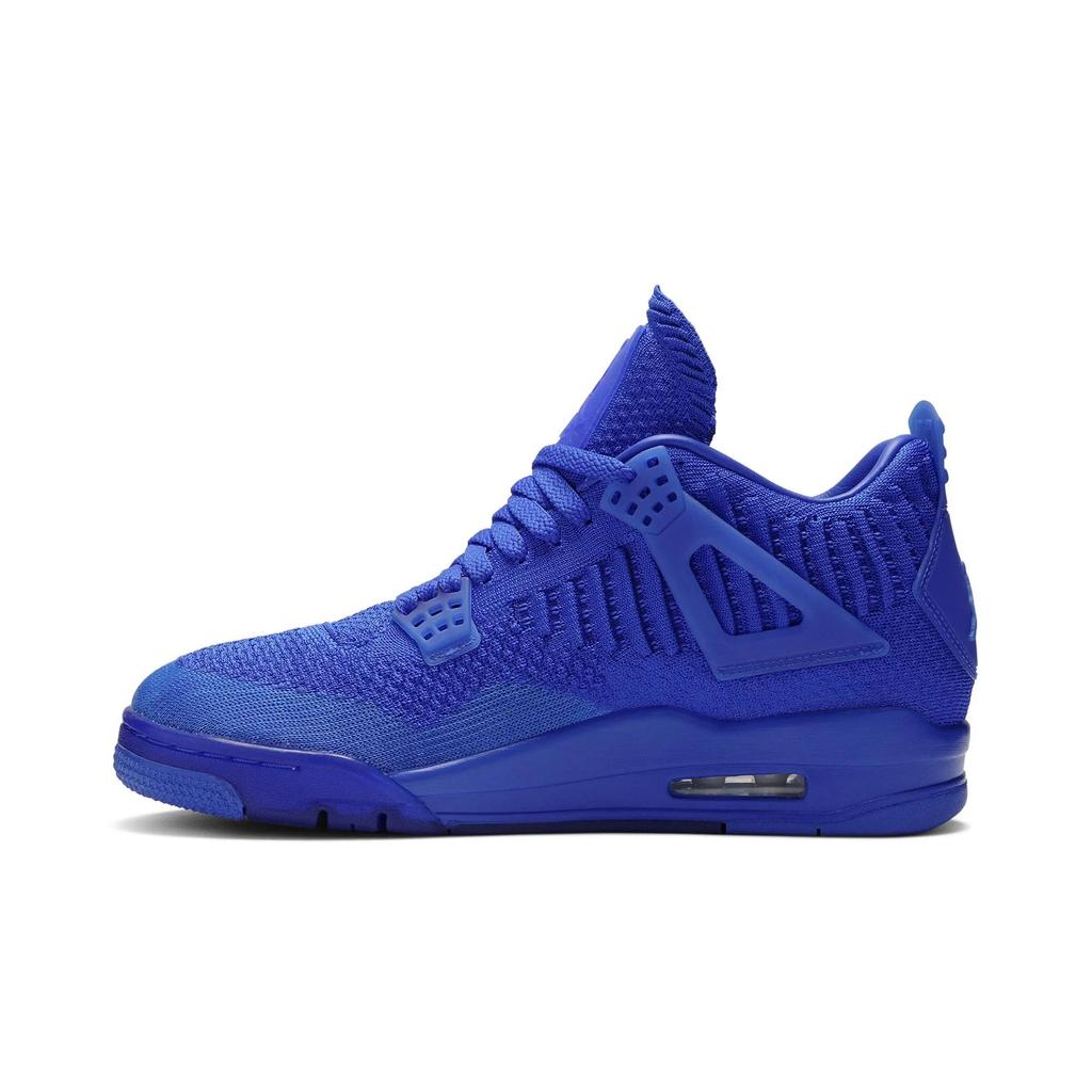 Air Jordan 4 Retro Flyknit 'Hyper Royal' (Unisex) Hyper Royal / Black / Hyper Royal Vintage Basketball Shoes AQ3559 400