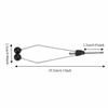 5PCS BI-Ceramic Tip Fly-Tying-Bobbin-Holder 10.5cm Lightweight Fly Tying Fishing Spool Tool Smooth Rolling Stainless Steel