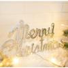 Merry Christmas Sign - Christmas Tree Decoration, English Letter Ornaments
