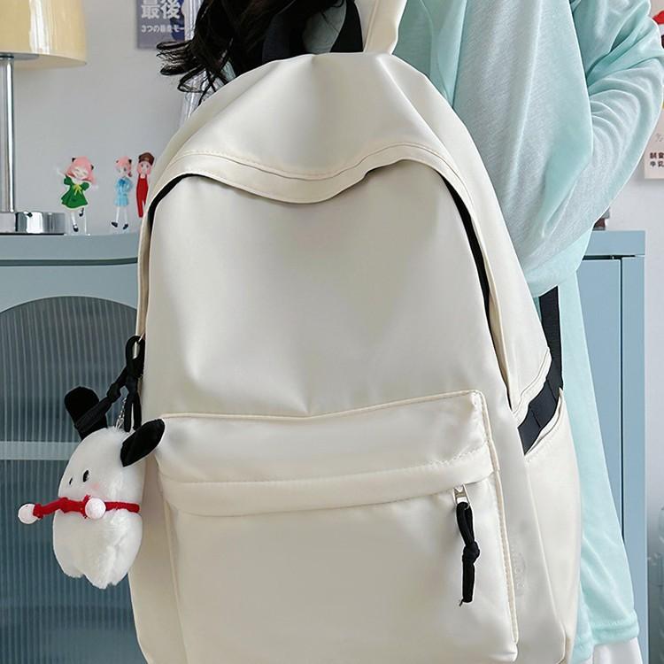 Schoolbag backpack simple high-value travel backpack female leisure Japanese junior high school bag high school student schoolbag male