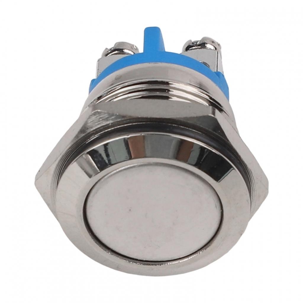 1 Pcs Waterproof Momentary Switch 12V Metal Push Button