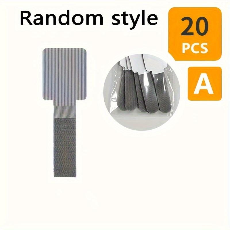 20pcs Polyamide Self-Adhesive Nylon Wire Clips, Under Table Cable Organizer Straps, Multi-Purpose Cord Holder for Home Office Supplies, Cord Clips
