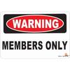 Warning Sign Metal Wall Panel for Garage Studio Cladding