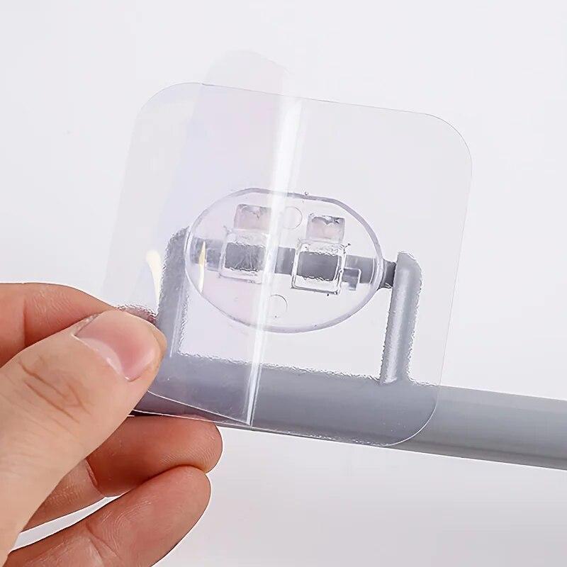 Bathroom Towel Rack, Multifunctional Kitchen Plastic Wrap Application Shelf, Tissue Hanging Rack, No Punching And No Trace Roll Paper Rack