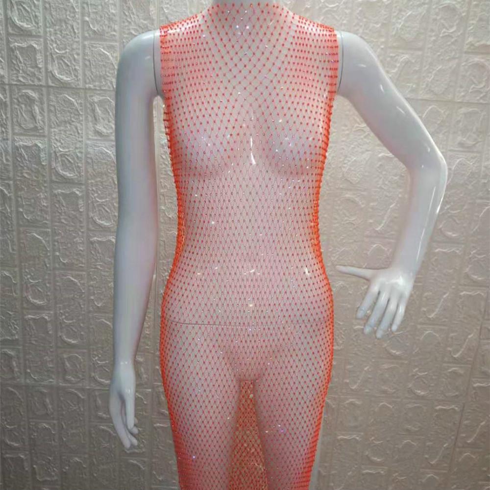 Sexy a ženské letní vystoupení a Gogo Show Style Grid Lesklé dámské šaty s kulatým límečkem