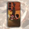 P-Pucca-as Cartoon G-Garu-us For Samsung Galaxy A73,52,32,71,41,53,31,72,22,5G,J7,Note,8,9 Soft Black Dust-proof Cover
