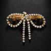 Shiny Rhinestone Bow Hairpins Elegant Tassel Spring Clip Fashion Bowknot Side Clip  Bride