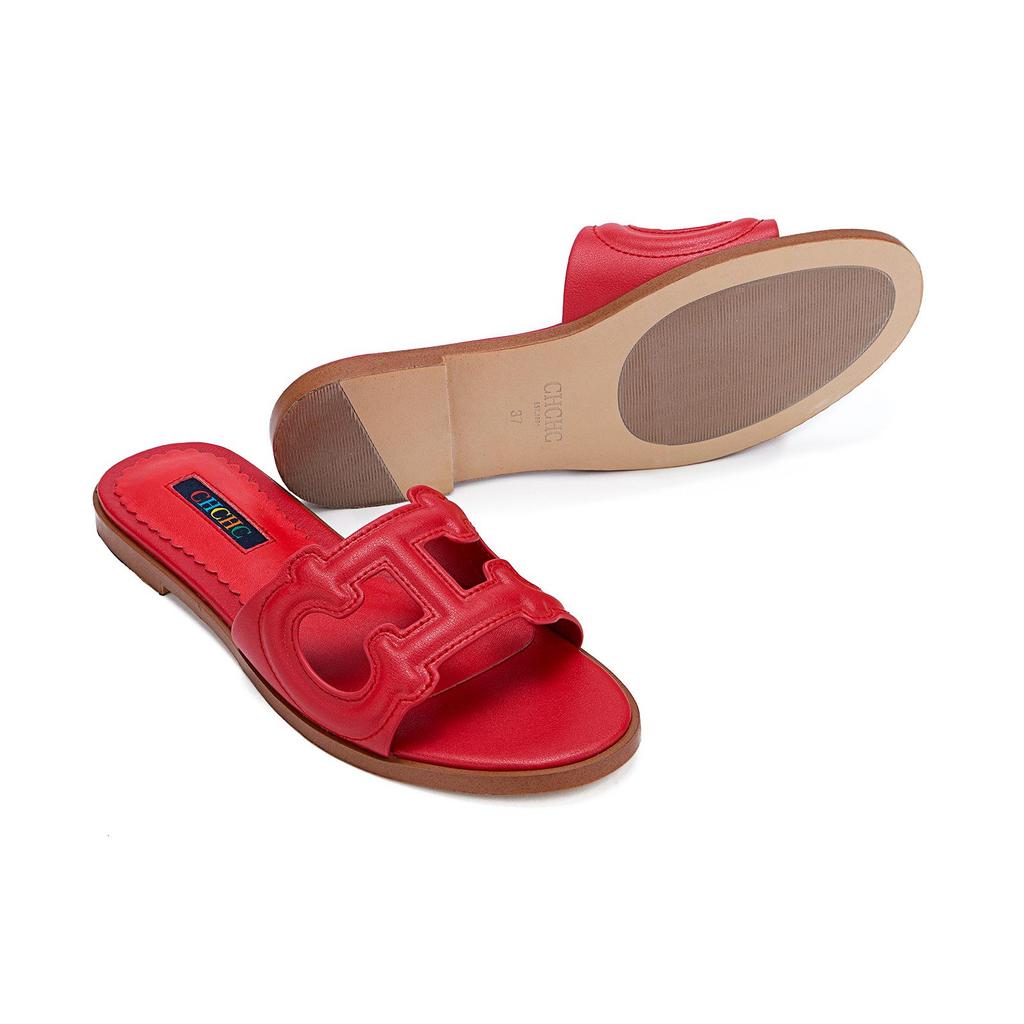 Leichte Glänzende Flache Sommersandalen für Damen