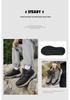 Men's Waterproof Non-Slip Winter Snow Boots for Outdoor Walking and Skiing