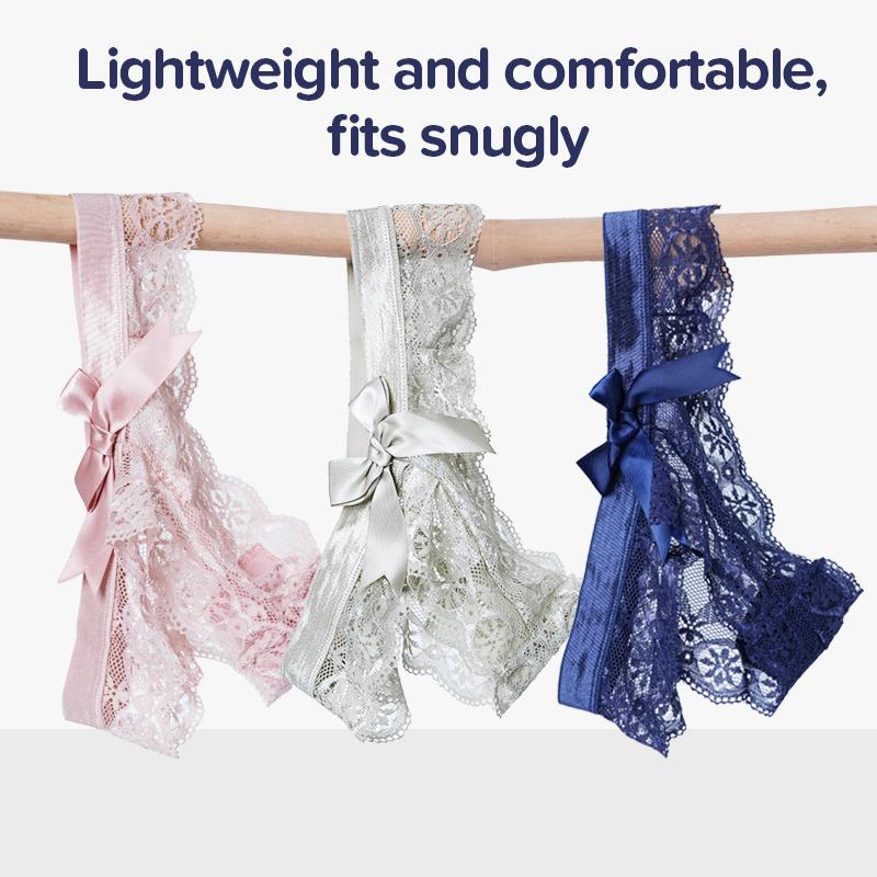 Sexy krajková tanga ženy zpět roztomilá mašle kalhotky bezešvé bikiny dámské spodní prádlo