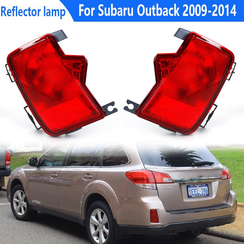 For Subaru Outback 2009-2014 Car Rear Bumper Fog Light Rear Reflector Lamp Clearance Light No Bulb 845913J130 84551AJ020 Left