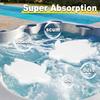 Spa Scum Absorber for Hot Tub Oil Absorbing Sponge for Inflatable Hot Tub Swimming Pool Hot Tub Waterline Clean Pool Maintenance Accessories 2 Pack