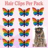 10Pcs/Set 3D Butterfly Hair Clip Portable Butterfly Hair Accessory Festival Occasion