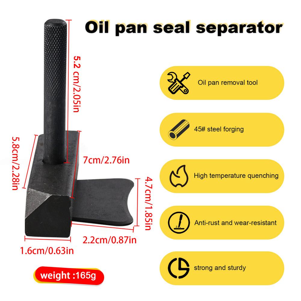 motorcycle oil tray Engine oil drain pan Separator Tool engine parts Sealant Remover Cutter Sturdy Engine oil tray Seal Cutter