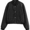 Ladies' Solid Color Fashionable Pocket Long Sleeved Zipper Casual Top  Jacket Jacket