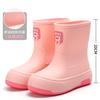 Rain Shoes Women's Lightweight Short Tube Water Shoes Bundle Women's Rain Boots Waterproof Ultra-light Fashion Soft Sole Outer Wear Women