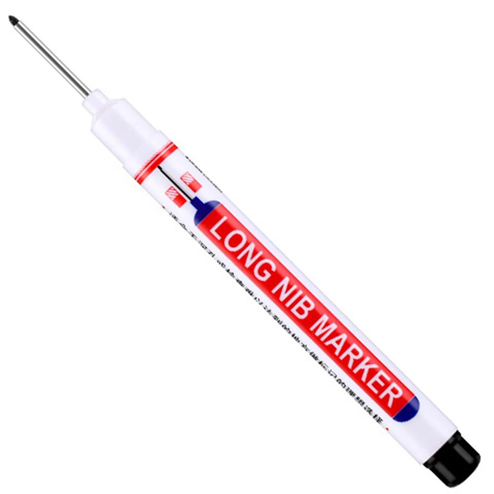20mm Long Head Marker Multi-purpose Woodworking Decoration Deep Hole Marker Pen Red/Black/Blue/Green Ink