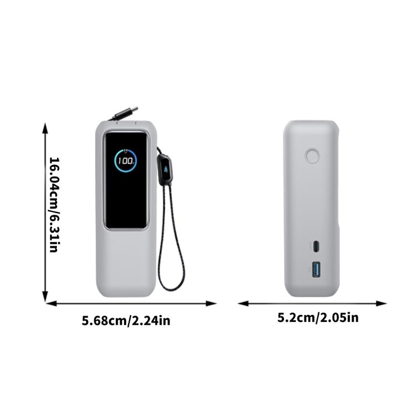 Přenosný cestovní pouzdro Power Banky Úložiště pro 25000mAh 165W Taška s ochranami Ochranný kryt