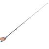 Ultralight Carbon Fishing Rod Protable Telescopic Sea Pole Fishers Tackle Blue Handle 1.2m