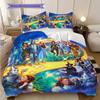 Magical Adventure Awaits Bedding (1 * duvet cover + 2 * pillowcase, without core) 2D Flat Christmas birthday gift Bedding set