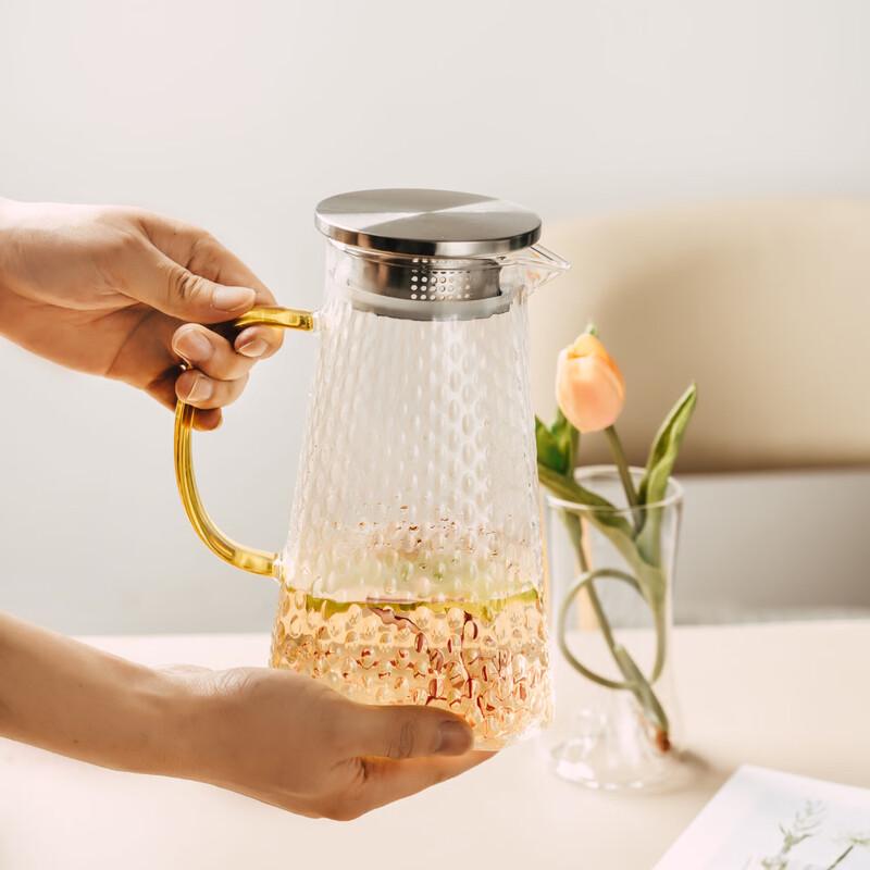 Hammered Glass Heat-Resistant Teapot