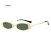 Metal Punk Small Frame Oval Sunglasses Women For Men Vintage Luxury  Designer Outdoor Driving Popular Sun Glasses UV400