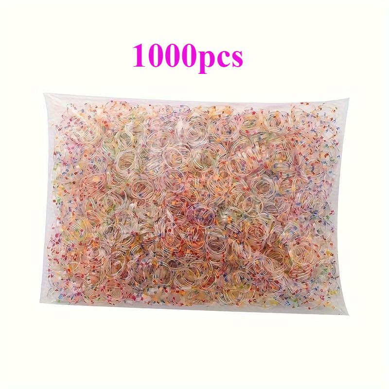 

1000 шт. Эластичные Разноцветные Резинки, Резинки для Волос Хвост, Свадебные Аксессуары для Волос, Идеальный Выбор для Подарка