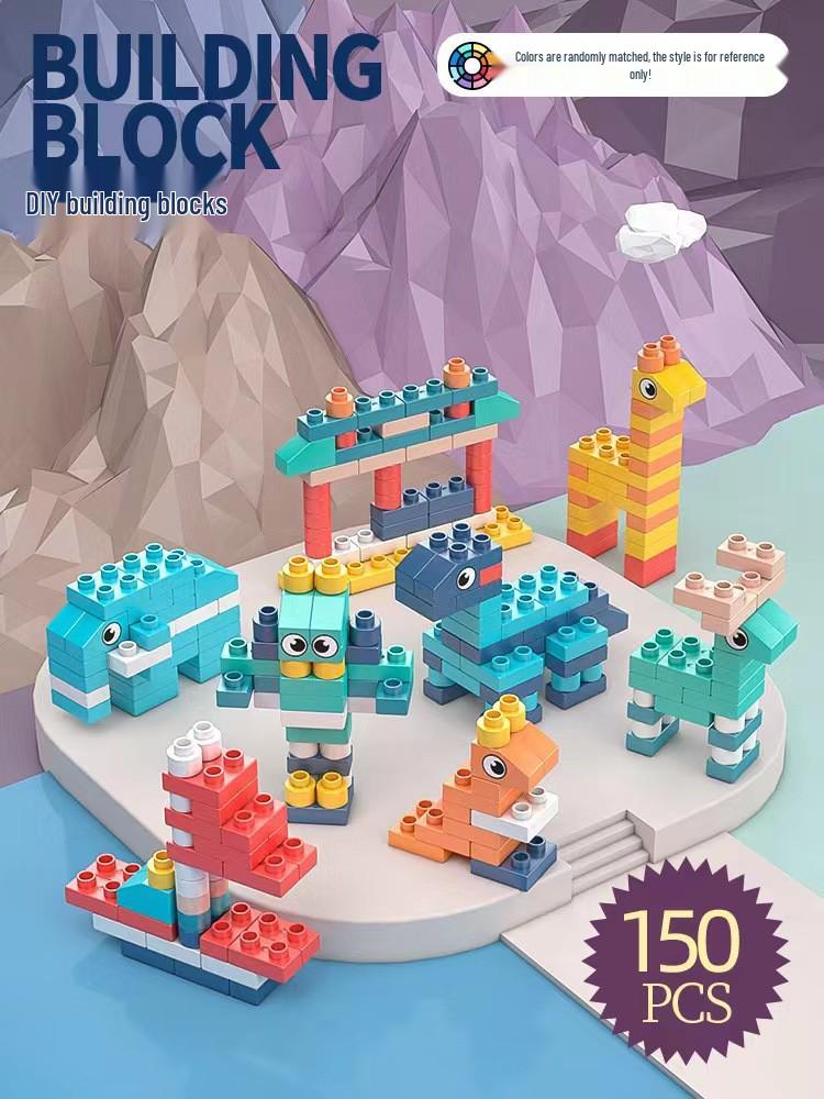 Multifunctional Building Block Table for Kids, Compatible with Large Lego Pieces, Educational Toy for Boys Ages 3-6