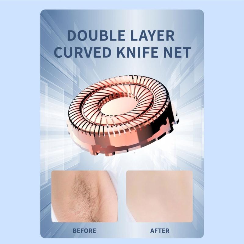 Painless Electric Face Shaver for Women Portable Hair Removal Device with Light Painless Hair Removal Home Use