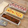 Tiramisu Muffin Pan Stainless Steel Cheesecake Pan Baking Mould Rectangle Cake Pan For Birthday Cake Cake Bread Chiffon Tiramisu