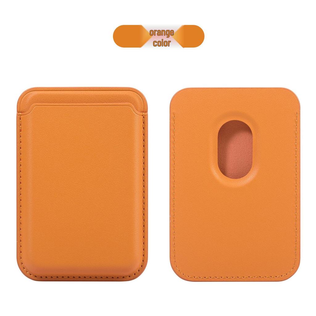 MagSafe Compatible Magnetic Leather Card Holder for iPhone 17/17 Pro