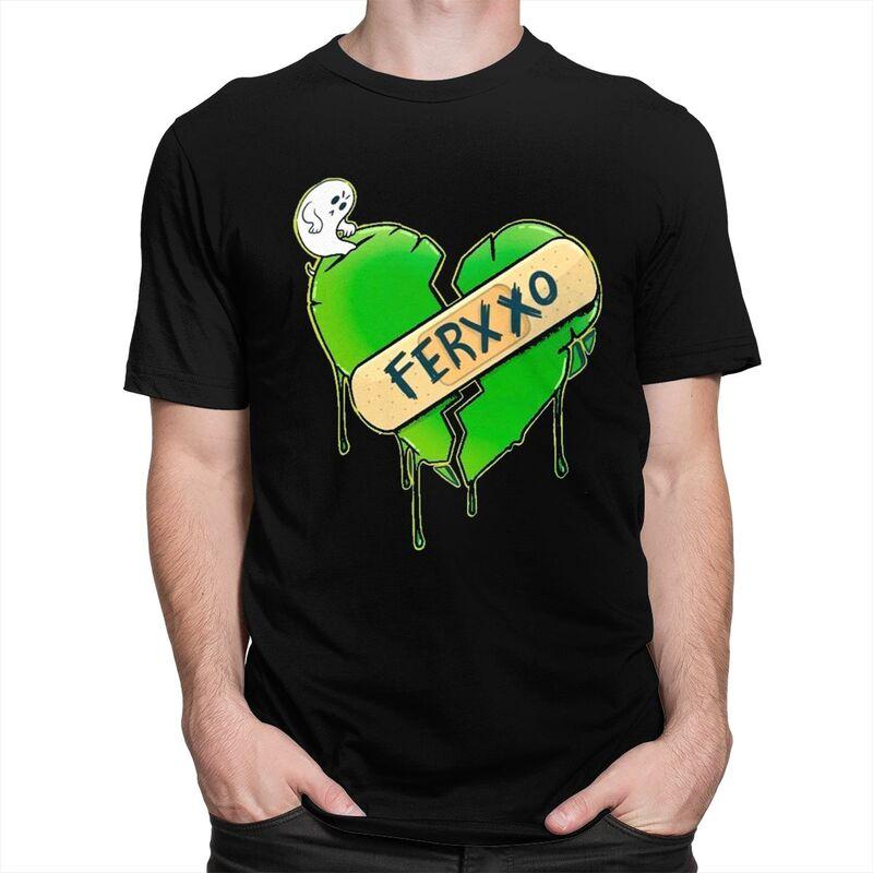 Custom Male Pop Singer Feid Ferxxo T Shirt ShortSleeve Cotton Tshirts Streetwear Tshirt Casual Tees Loose Fit Clothing
