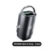 Mini 100W Car Charger Ports Pull Ring Fast Charge Type C PD For Mercedes Benz CLK GLC W212 C200 C300 W203 W204 W205 W169 W176 BF1