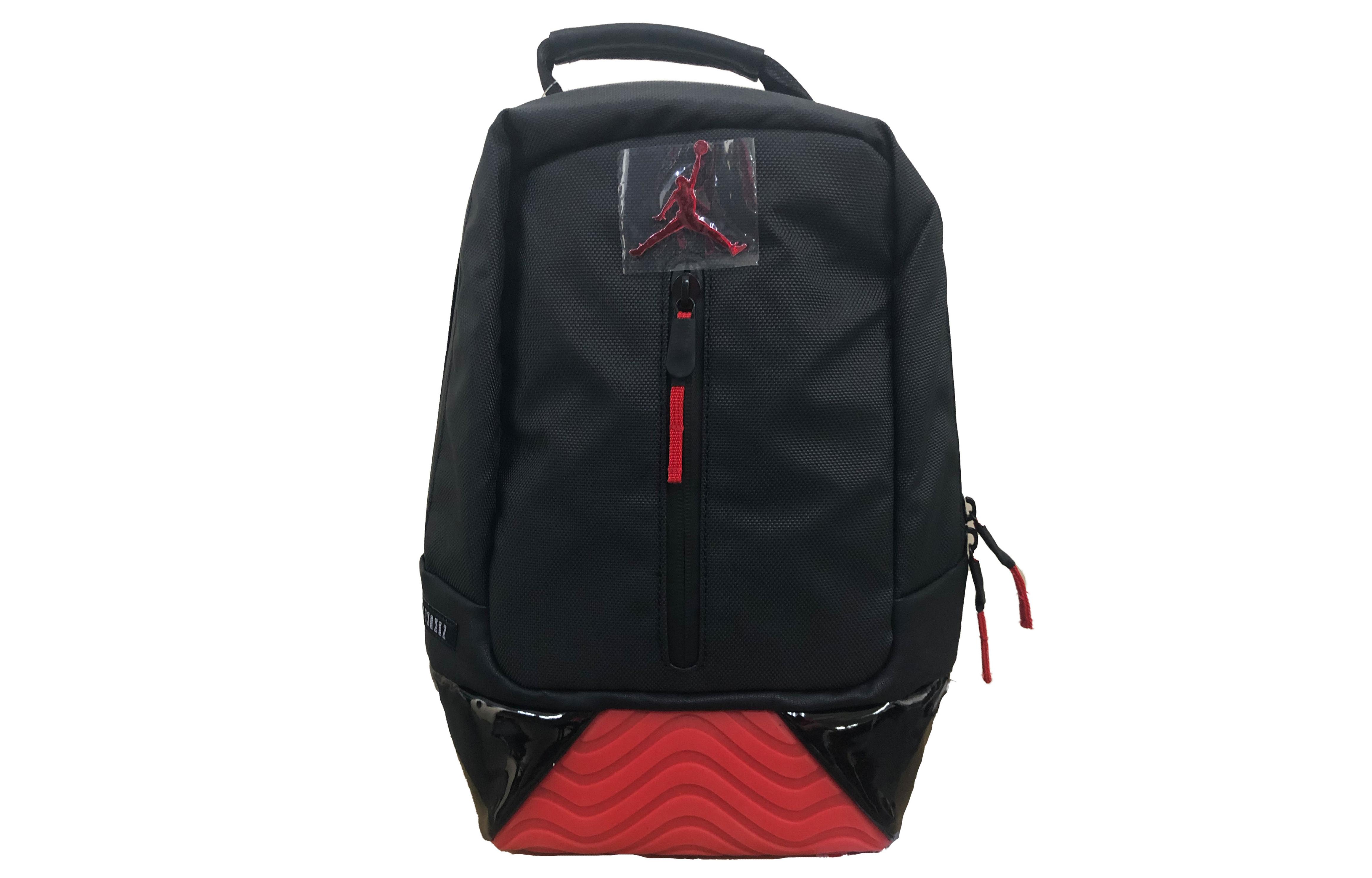 Jordan Polyester Basketballtasche Rucksack Klein Unisex Schwarz Rot ONESIZE